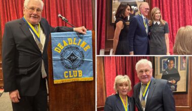 Ex-New York Post media columnist Keith J. Kelly inducted into Deadline Club New York Journalism Hall of Fame