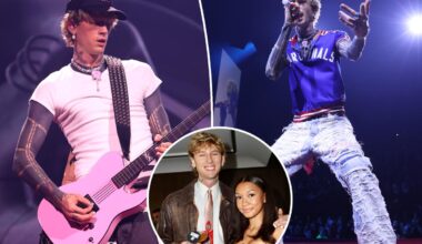 MGK dedicates 'Lost Americana' LA tour show to daughters Casie and Saga Blade