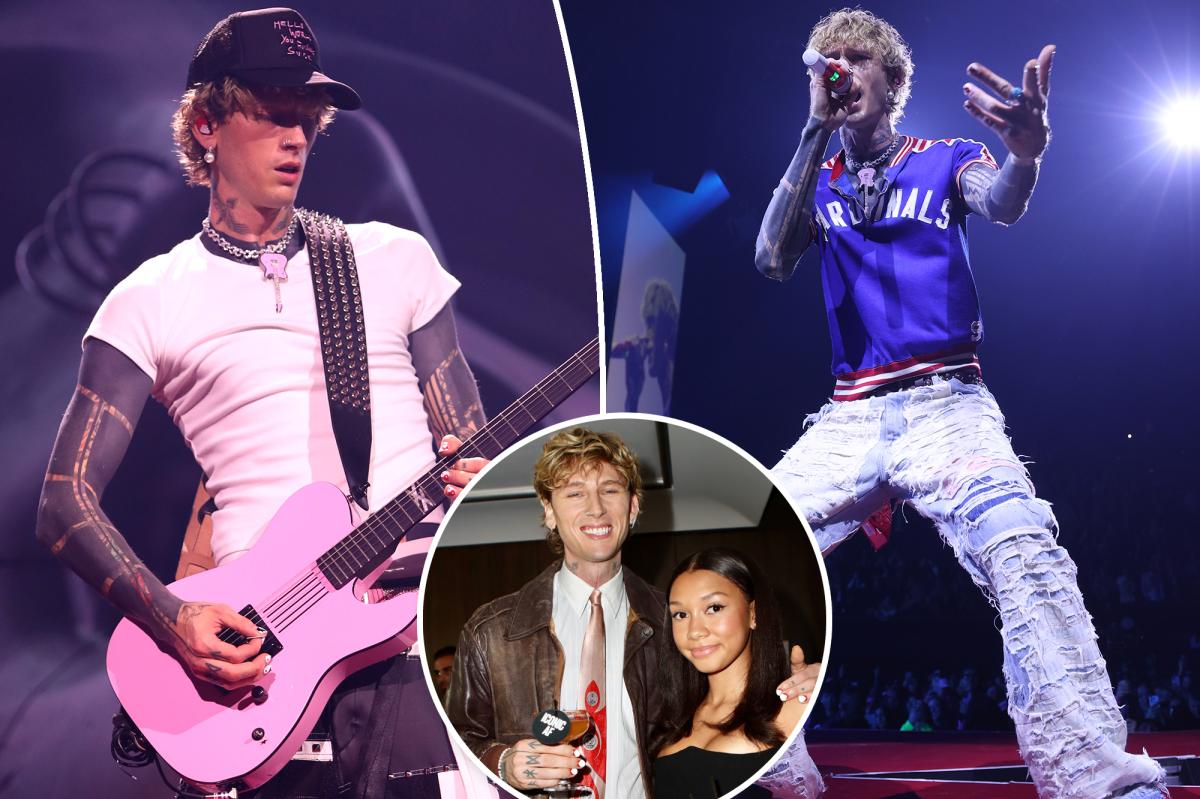 MGK dedicates 'Lost Americana' LA tour show to daughters Casie and Saga Blade