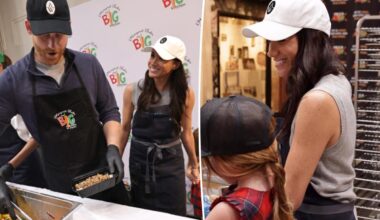 Meghan Markle, Prince Harry bring kids Archie and Lilibet to volunteer in LA for Thanksgiving