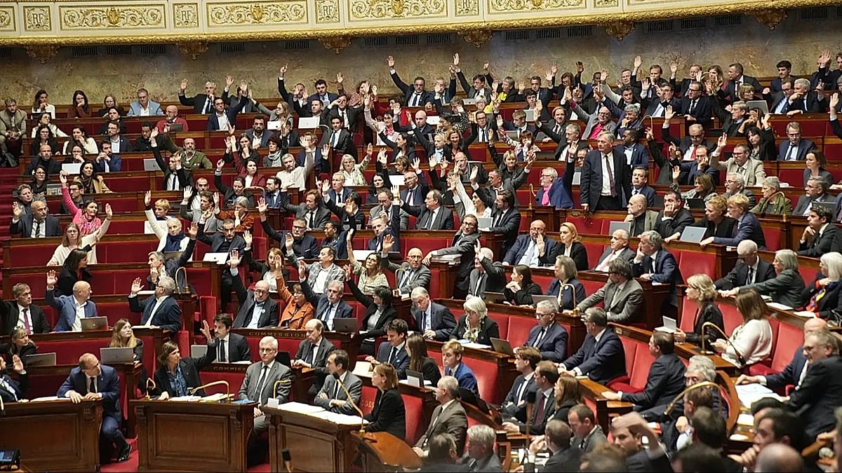 France's National Assembly overwhelmingly votes to suspend controversial pension reform