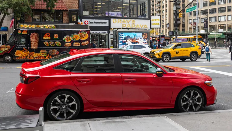 15 2025 Honda Civic Hybrid takes Broadway NYC