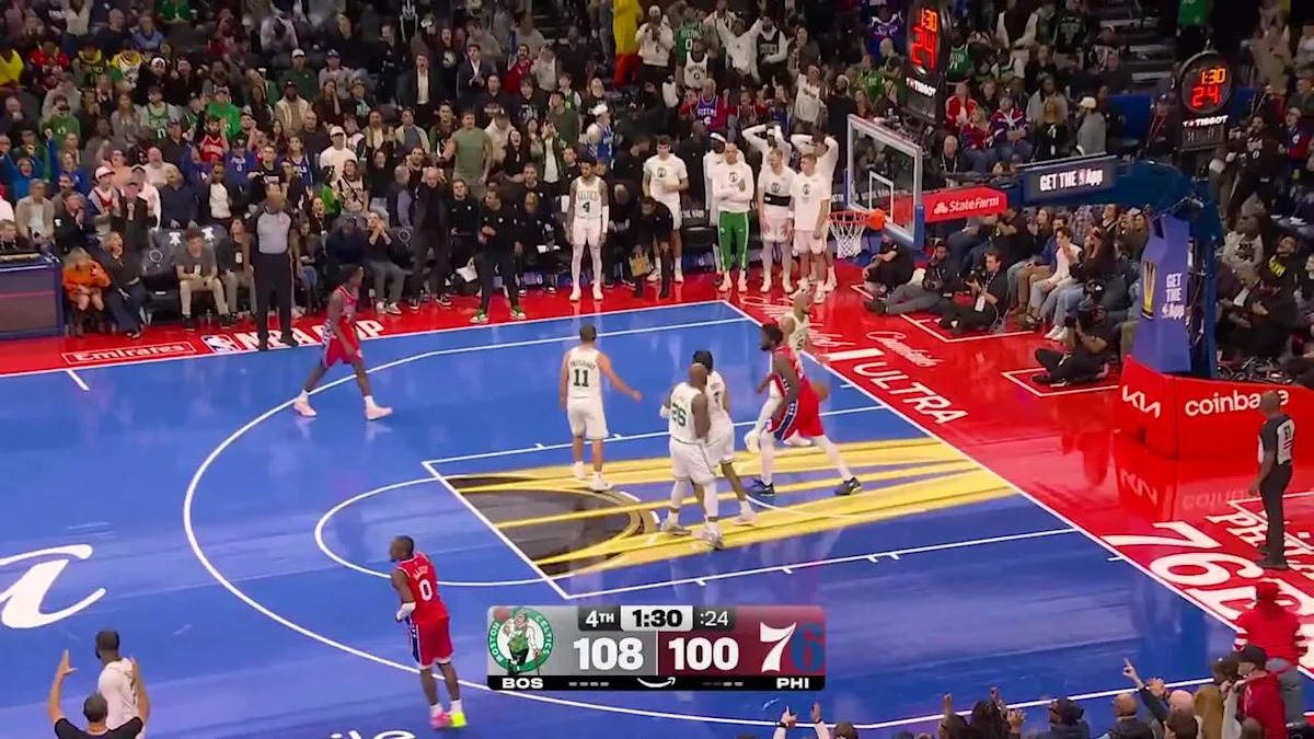 Boston Celtics vs. Philadelphia 76ers - Game Highlights