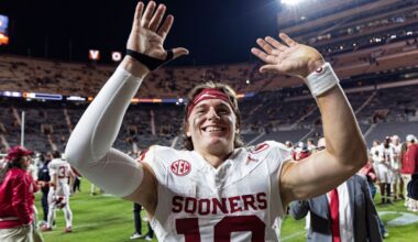 John Mateer leads Oklahoma to 33-27 upset of Tennessee