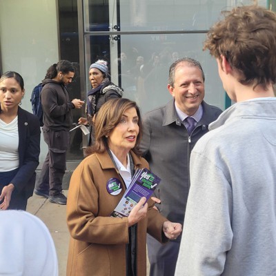 Hochul hits the campaign trail