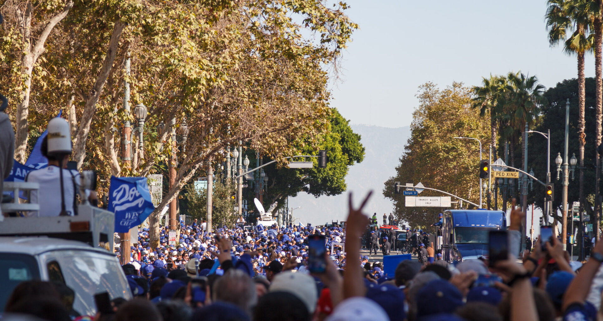 Here’s what it looked like as thousands of Angelenos celebrated