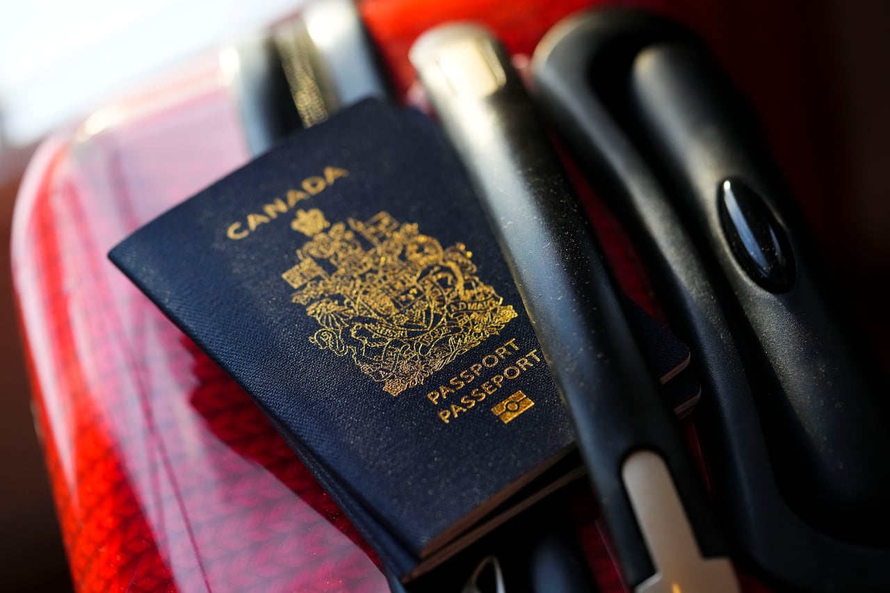 A Canadian passport 