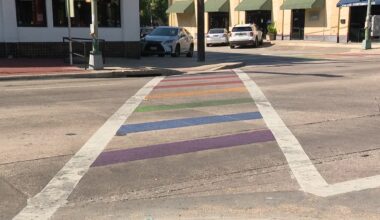 Dallas asks for exemption to order to remove rainbow crosswalks to keep road funding