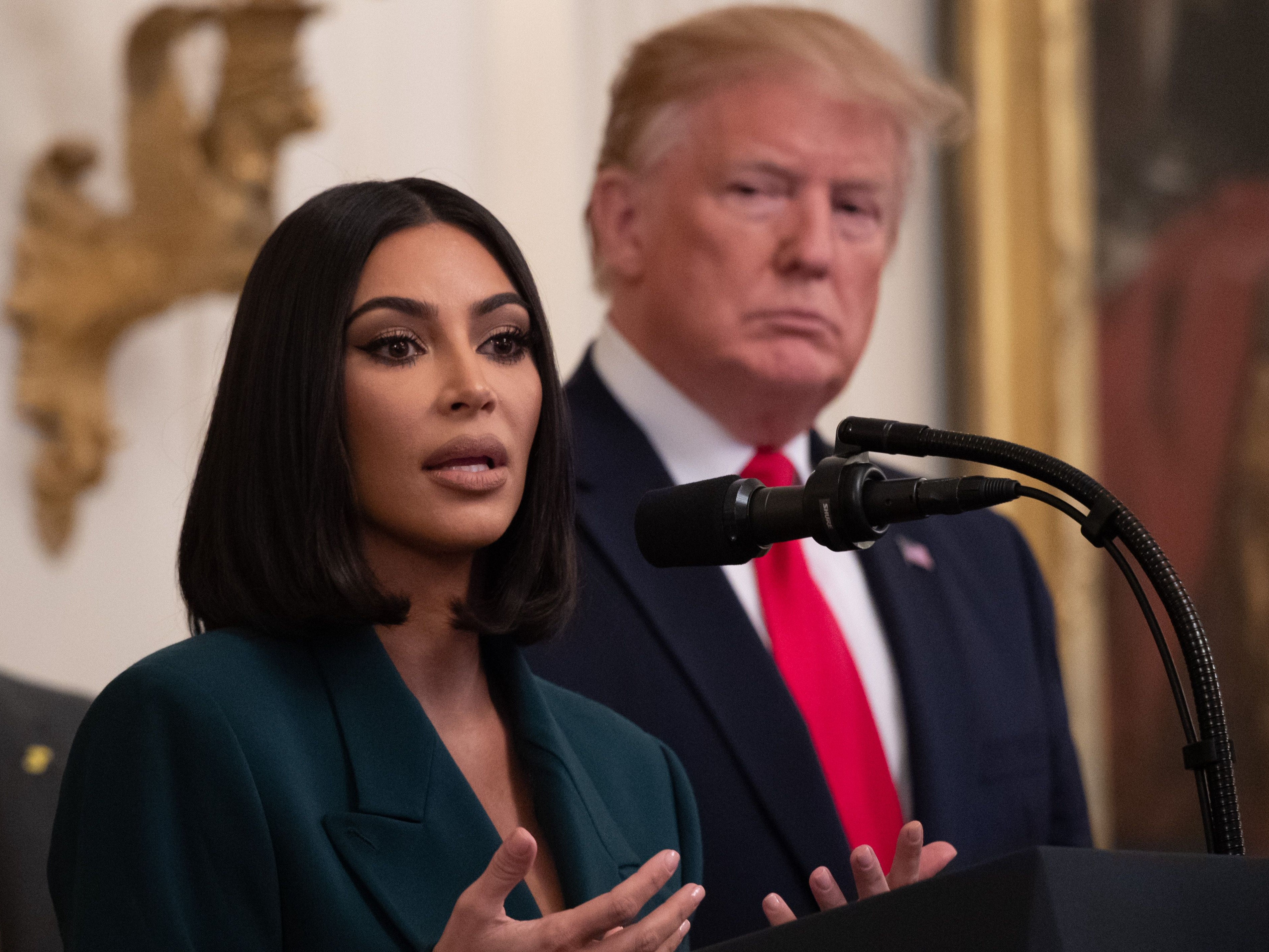 Kim Kardashian lobbied President Donald Trump for clemency on behalf of federal prisoner Alice Marie Johnson in 2018