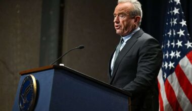 US to announce new dietary guidelines in December, Kennedy says