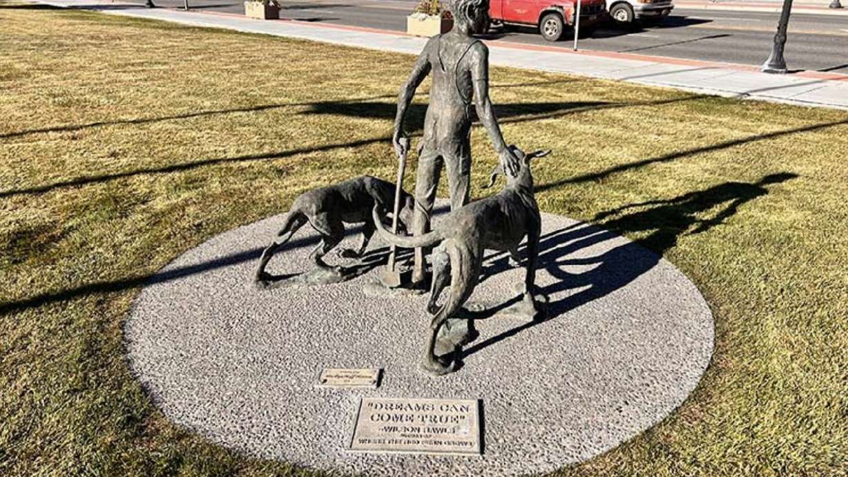 Sculpture in Idaho Falls pays tribute to children's author who once lived here