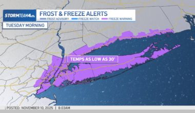When will it snow in NYC? Flake chance comes with frigid temps – NBC New York