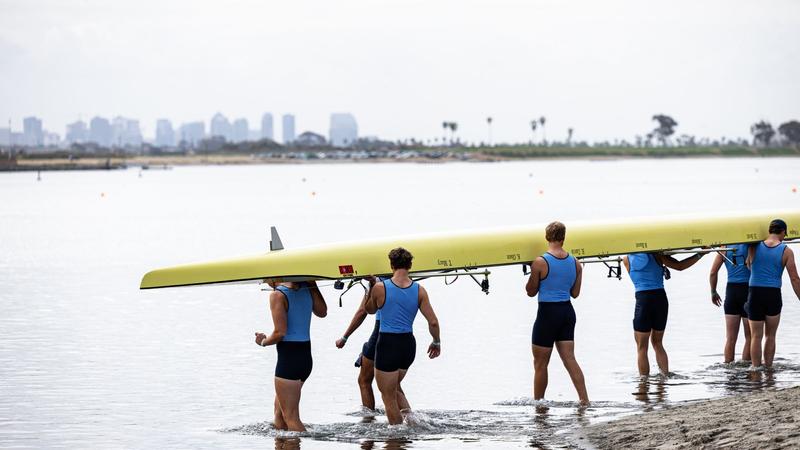 Men's Rowing Claims Victories on Mission Bay