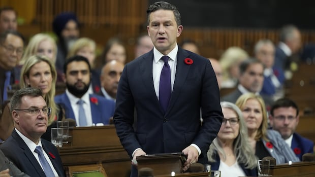 Poilievre holding 1st news conference since 2 MPs announced their departure