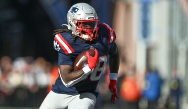 Patriots rule out RB Stevenson, WR Boutte, TE Hooper vs. Jets