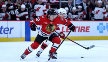 Chicago Blackhawks lose to New Jersey Devils 4-3 in OT