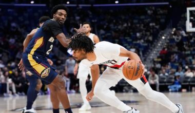 Shaedon Sharpe’s season-high 35 points lead Trail Blazers past Pelicans 125-117