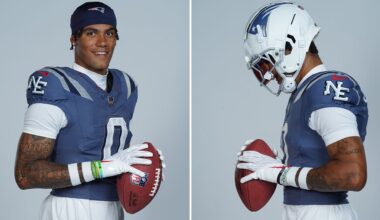 NFL Week 11 uniforms: Patriots, Rams debut 'Rivalries' threads