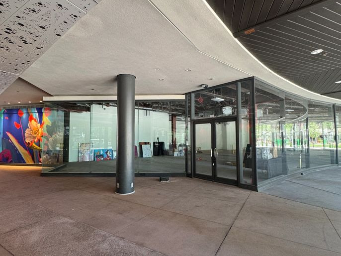 A vacant downtown restaurant space.