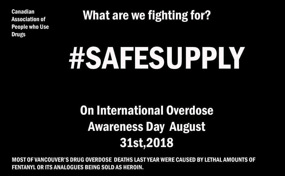 White text on a black background which reads "What are we fighting for? SAFESUPPLY"