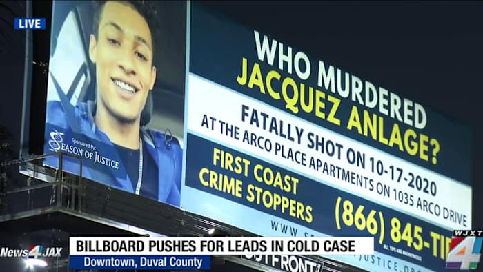 Jacksonville mother’s billboard renews hope in son’s unsolved murder case