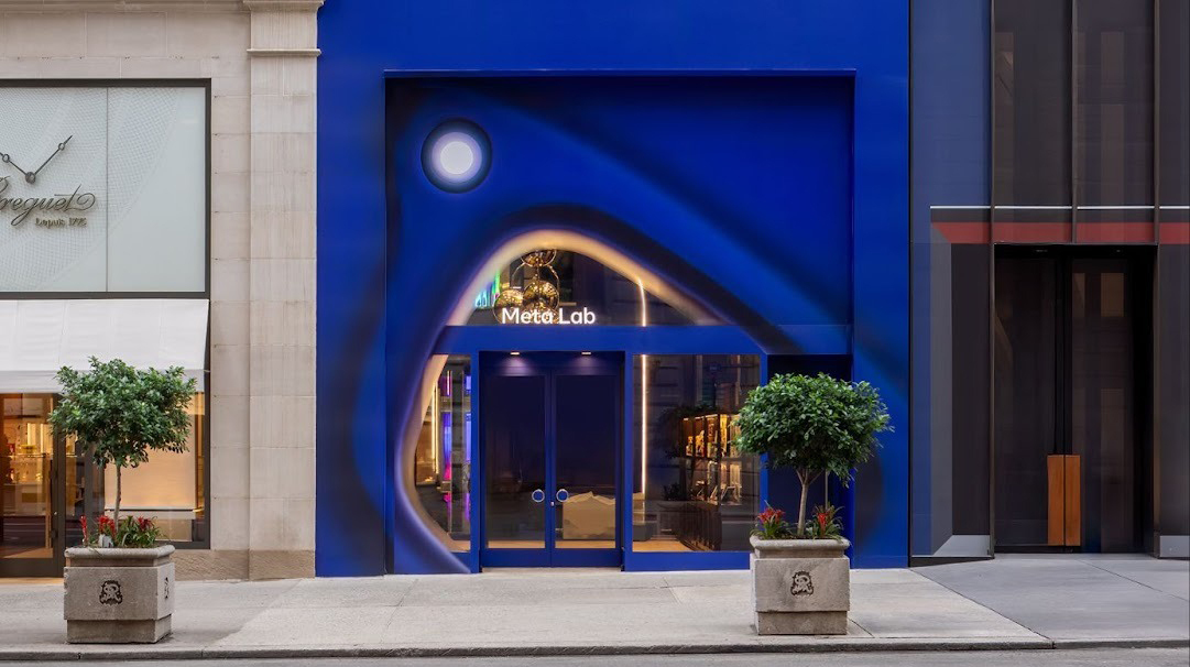 Meta Opens Its First NYC Pop-Up on Fifth Avenue and It's Blue