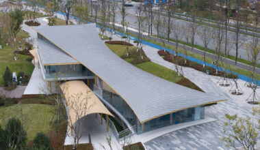 Yangjia River Greening Enhancement - Buildings NO.4 / YIIIE Architects