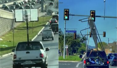 A strange sight on a San Antonio highway has locals 'horrified'