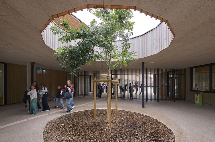 Coldefy Completes the First Timber-Framed School in Northern France - Image 3 of 15