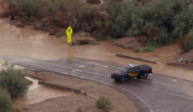 Several roads closed due to flooding west of Phoenix area