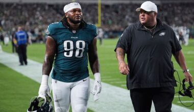 Dak Prescott, Jalen Carter tight-lipped for 'spitgate' rematch