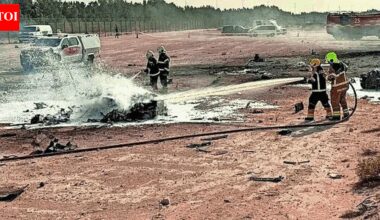IAF pilot dies as Tejas fighter crashes at Dubai air show | India News