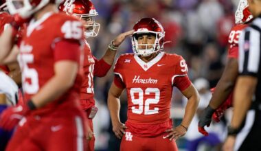 No. 25 Houston misses late field goal in 17-14 loss to TCU