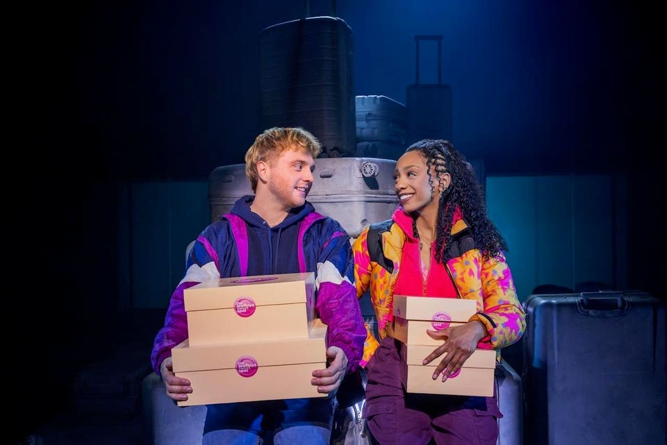 Sam Tutty and Christiani Pitts in a scene from Two Strangers 