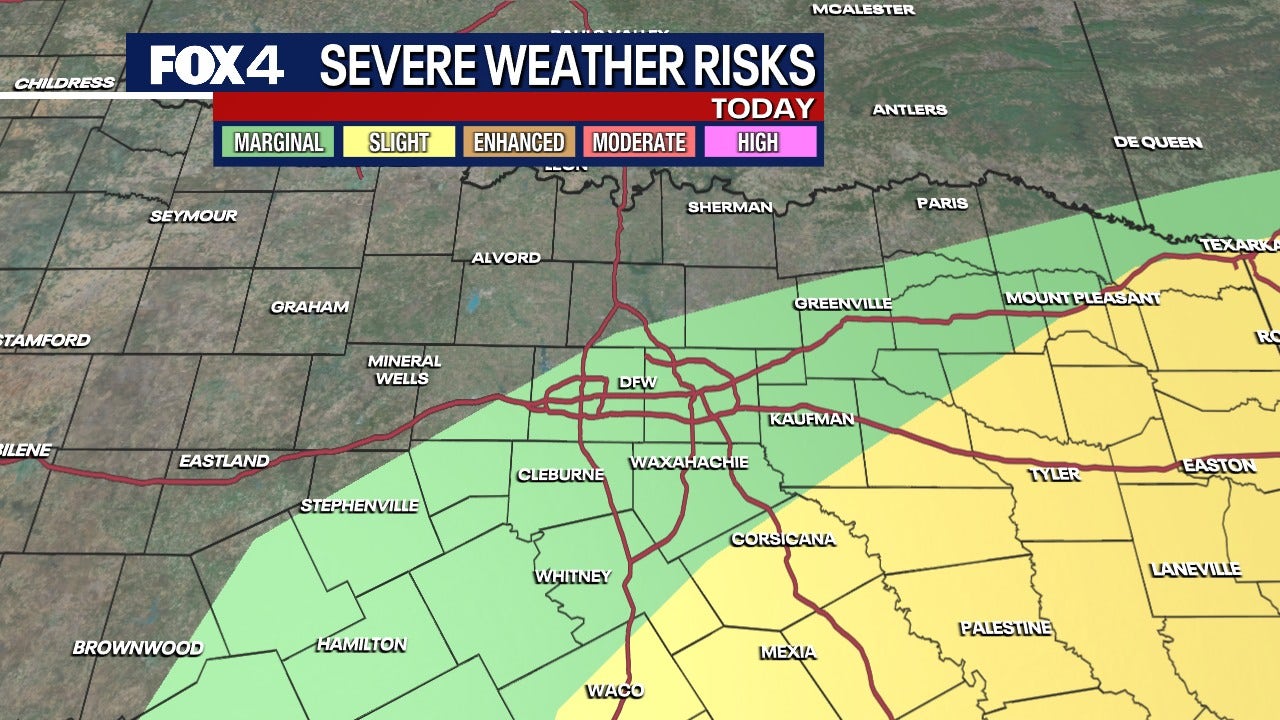 Dallas weather: Flood Watch in effect; High water causes massive backups on I-35