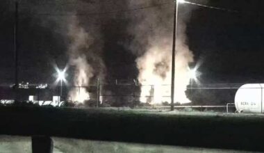 SAFD investigates fire among crushed vehicles on Southeast Side