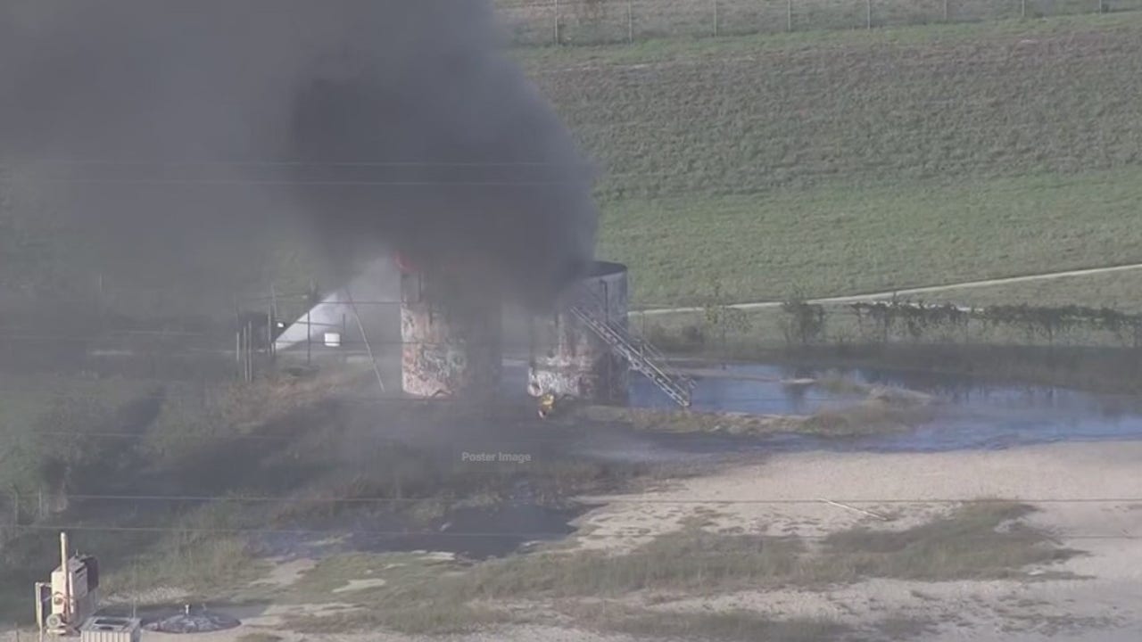 Fire reported at Klein-area tank farm, officials say
