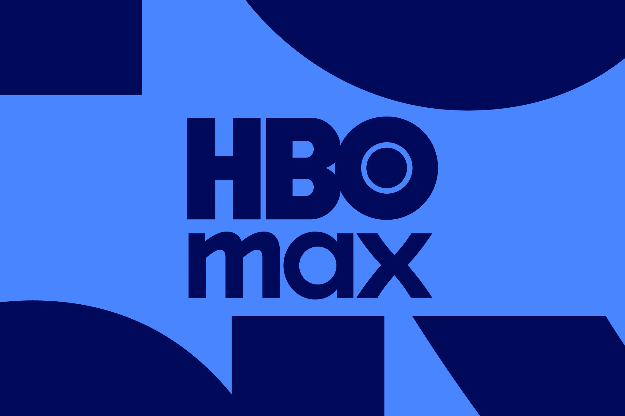 HBO Max logo on a purple background.