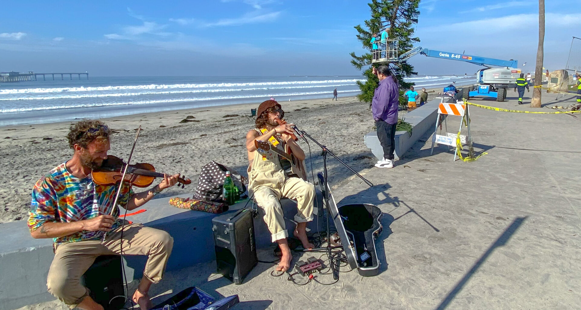 Ocean Beach Christmas tree – eclectic, weird, very OB – coming Dec. 2