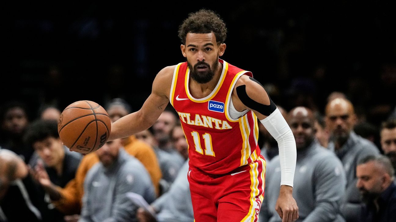 Hawks' Trae Young (MCL) to be reevaluated in 2 weeks