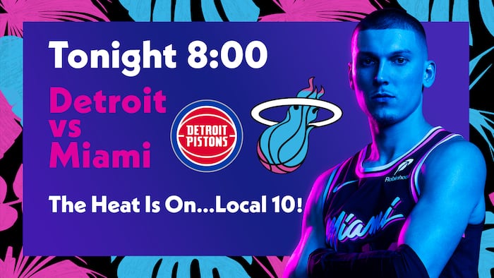 WATCH ON 10: Heat host top-seeded Pistons