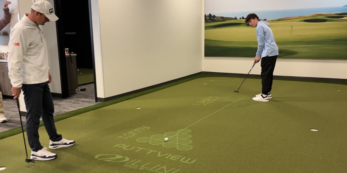 While the weather outside was frightful, golf was on the minds of many