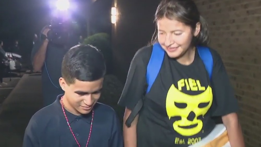 15-year-old Houston teen reunited with family