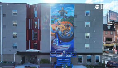 Artist Chenlin Cai reimagines the history of Philly's Chinatown in new mural!