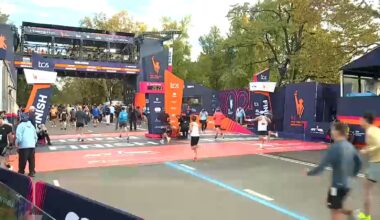TCS NYC Marathon: Runners race the Abbott Dash to the Finish Line 5K in Central Park ahead of Sunday's competition