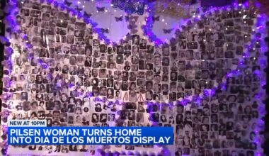 Pilsen, Chicago homeowner's annual Dia de los Muertos, or Day of the Dead, display draws visitors from across area