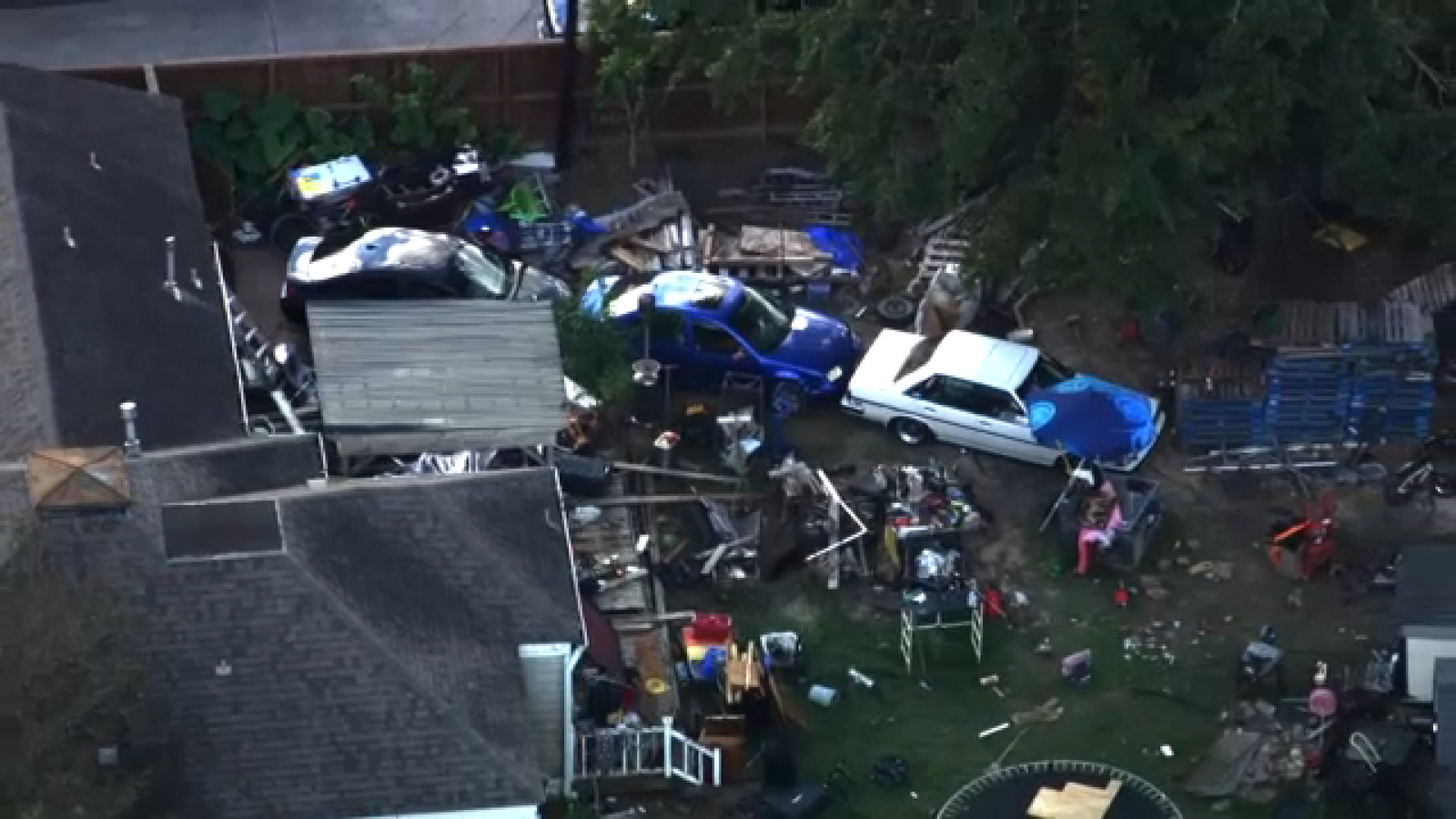 North Houston man accused of digging a hole and illegally dumping large household items on CenterPoint property, docs show