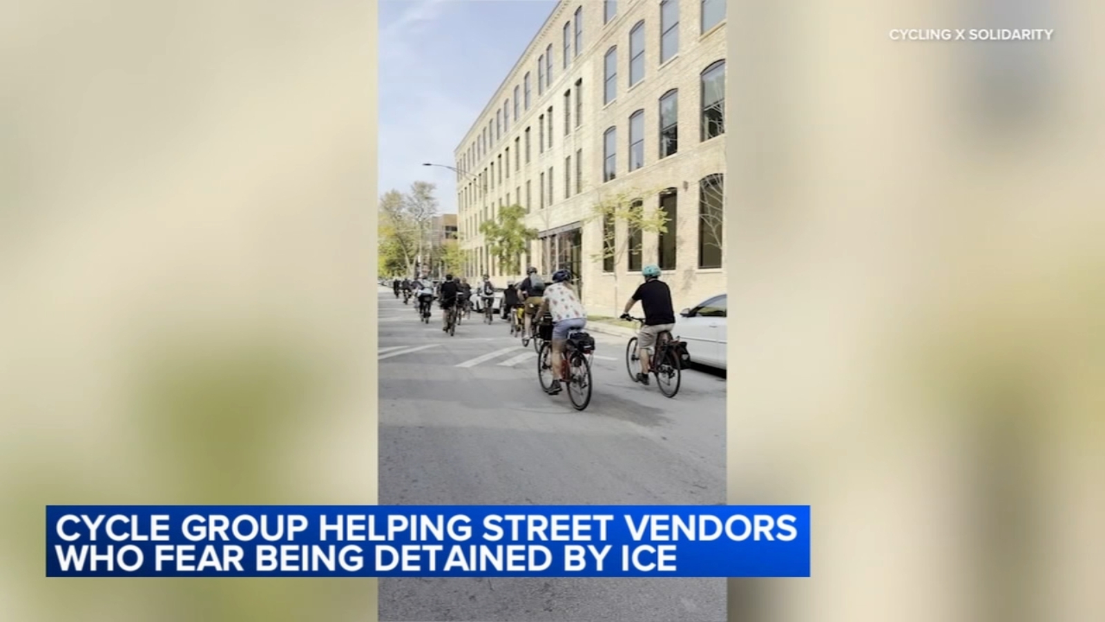 CyclingxSolidarity, Street Vendors Association of Chicago seek to help those scared to sell amid 'Operation Midway Blitz'