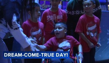 Mundelein boy learns at Chicago Griffin Museum of Science and Industry Spider-Man exhibit he's going to Disneyland