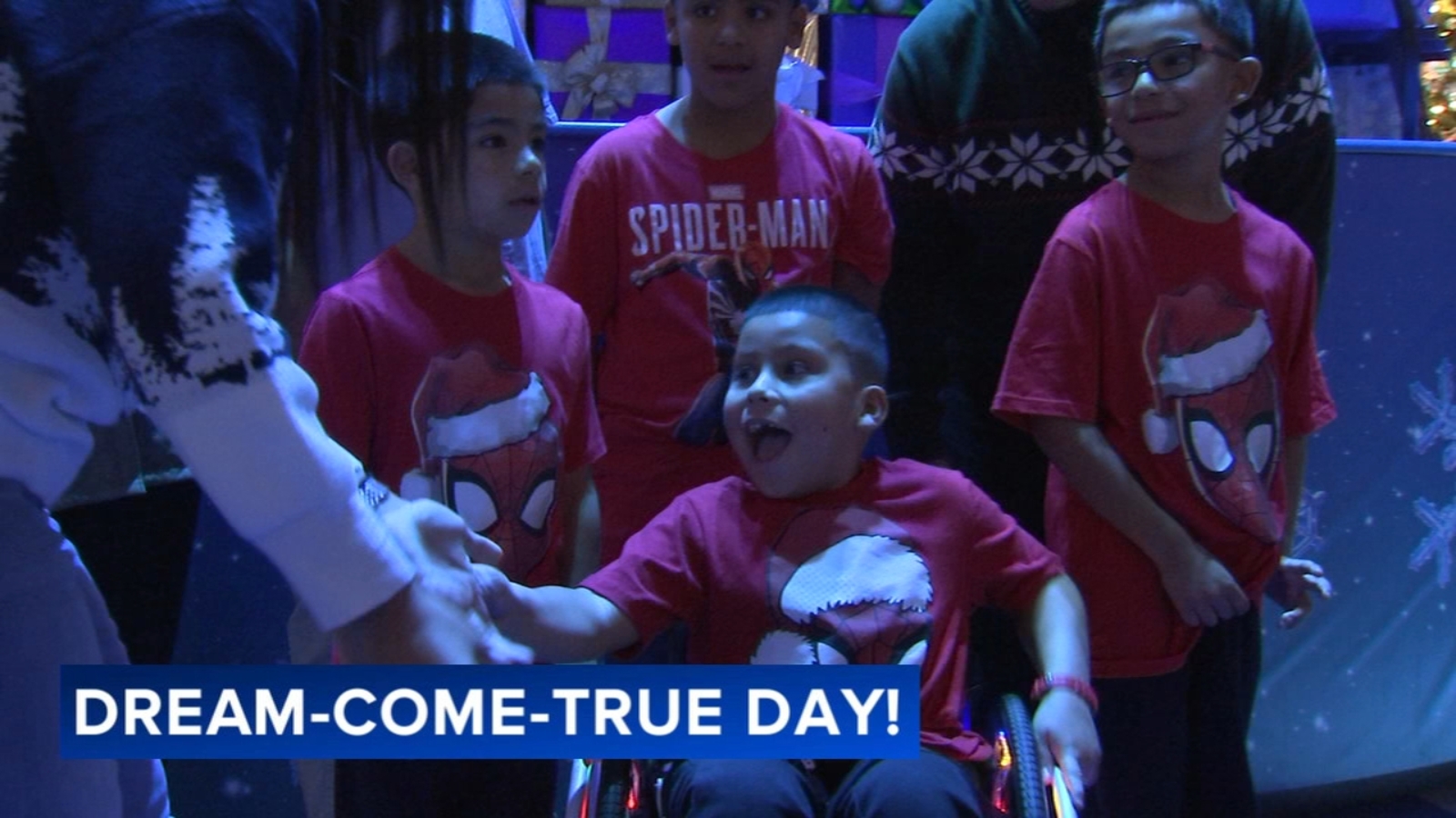 Mundelein boy learns at Chicago Griffin Museum of Science and Industry Spider-Man exhibit he's going to Disneyland